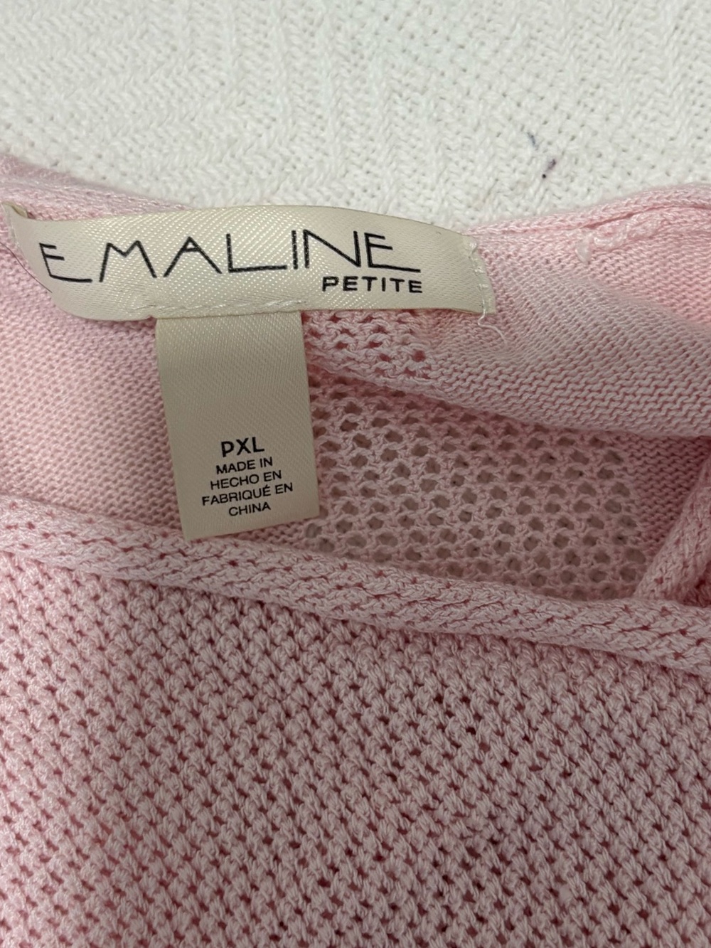 Women's Light Pink Open-Front Ruffle Cardigan by - Picture 4 of 6